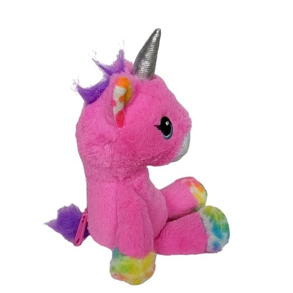 Build A Bear Unicorn Rainbow Reversible Heart Plush 9 Inch - Picture 6 of 9
